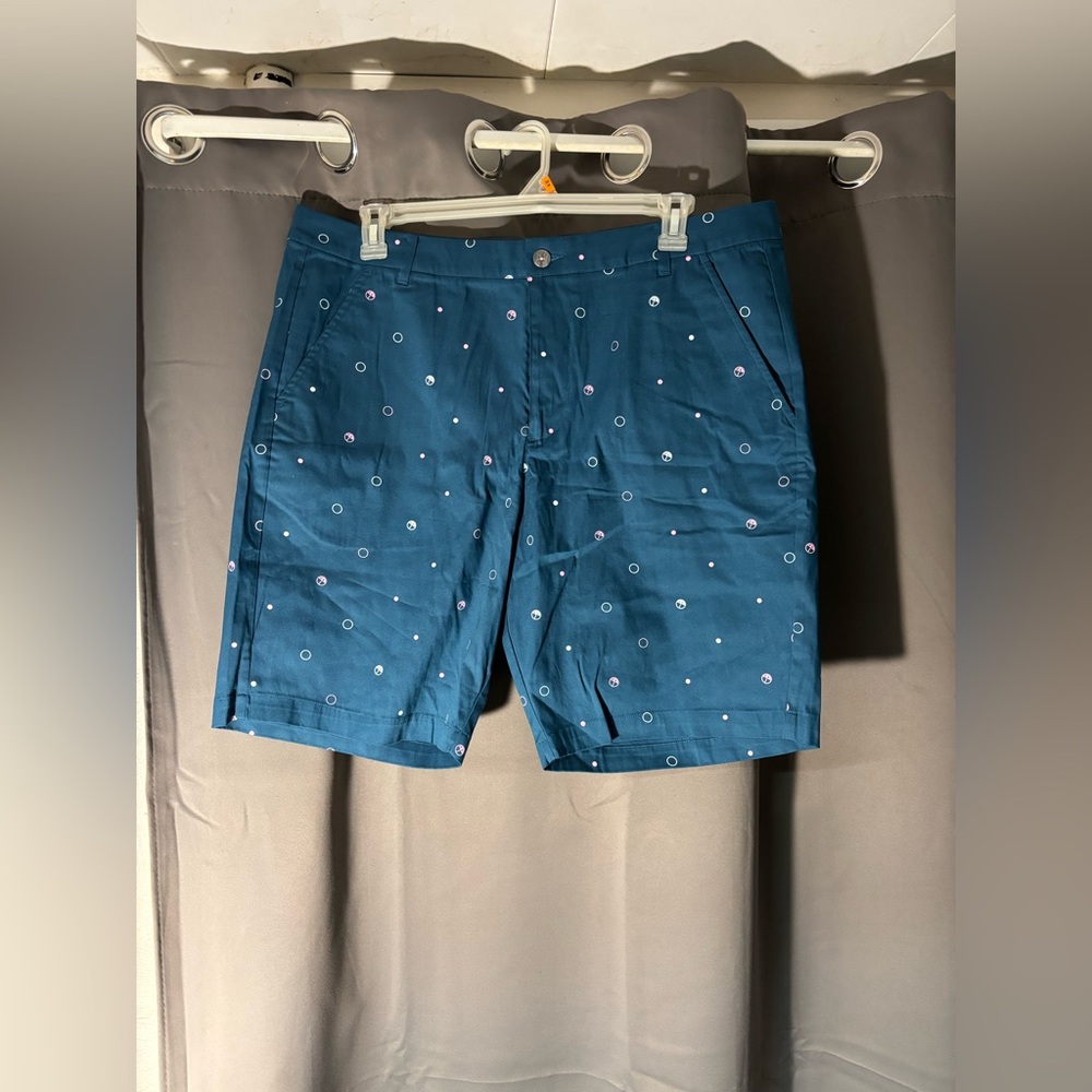 Puma “Arnold Palmer” Blue and Pink Shorts Golf Shorts